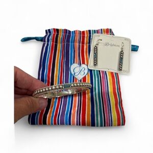 NWT Brighton Silver and Blue Jewelry Set (Bracelet and Earrings) Giftable